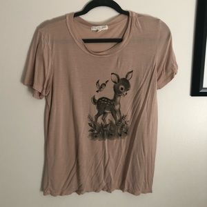 Urban Outfitters Deer Graphic Tee TShirt